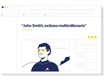 Incluso después de estar en bancarrota puedes convertirte en multimillonario con el método infalible de John Smith que está permitiendo a muchas personas ganar el dinero que siempre soñaron tener. Familia, viajes, lujos, autos y propiedades al alcance de un clic. ¡Es que cualquiera puede hacerlo! ¡Empieza ya!