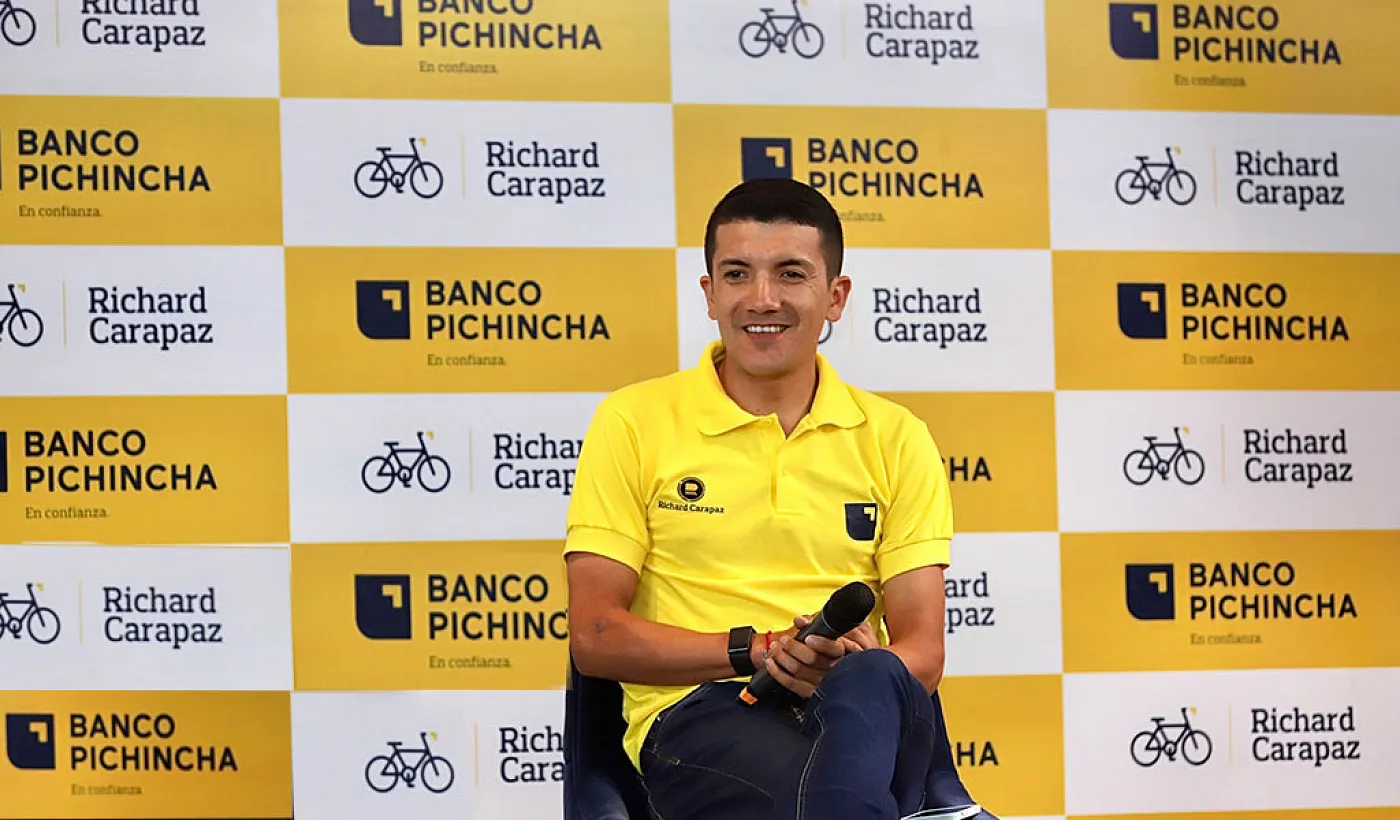 Richard Carapaz: “Hay que aprender a perder, porque a veces pierdes para ganar”