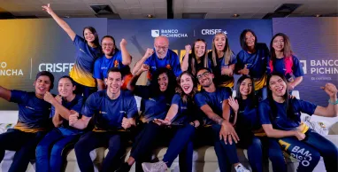 Banco Pichincha y Crisfe apoyan a más de un centenar de deportistas